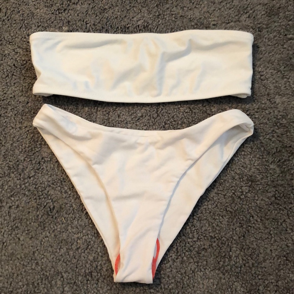 Chiquelle X swimwear white bikini